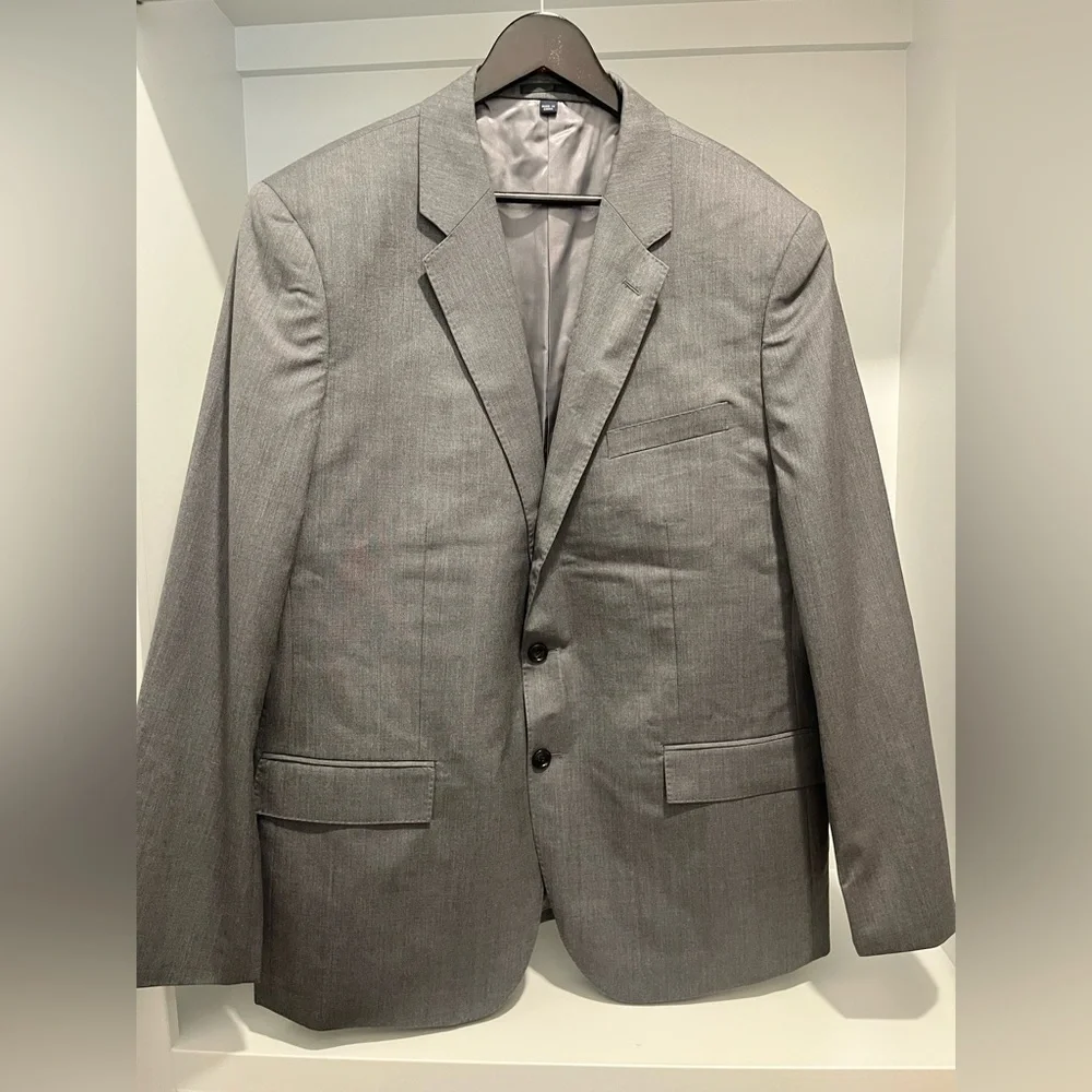 J. Crew Ludlow Slim-fit Suit Jacket Double Vent Loro Piana Wool Charcoal 46R NEW
